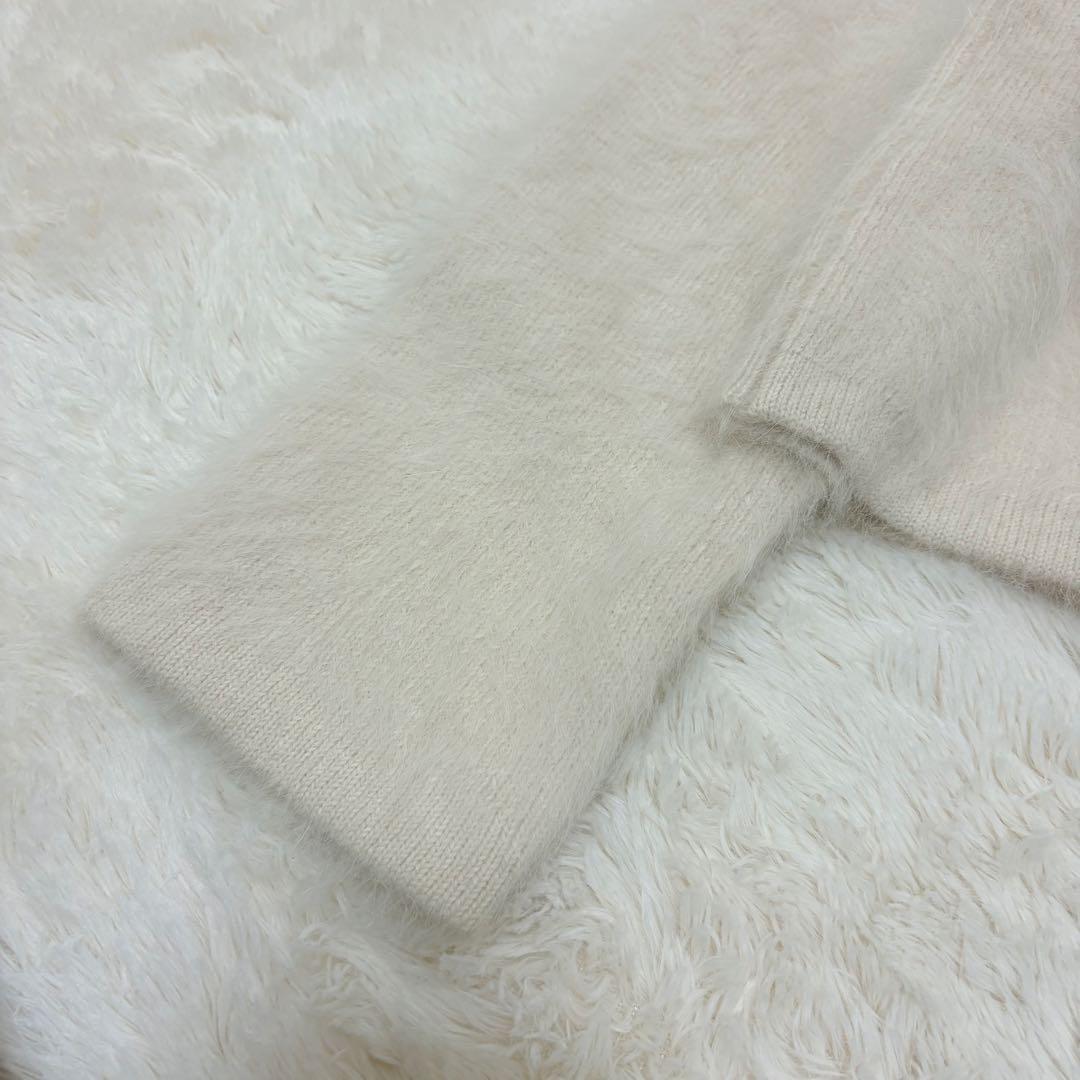 人気✨24AW✨定価2.3万✨TONAL アンゴラニットジャケット　カーディガン