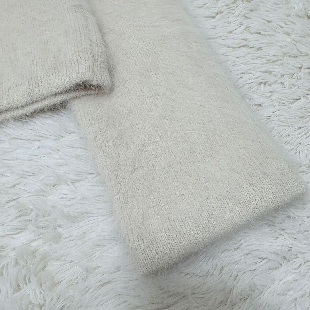 人気✨24AW✨定価2.3万✨TONAL アンゴラニットジャケット　カーディガン