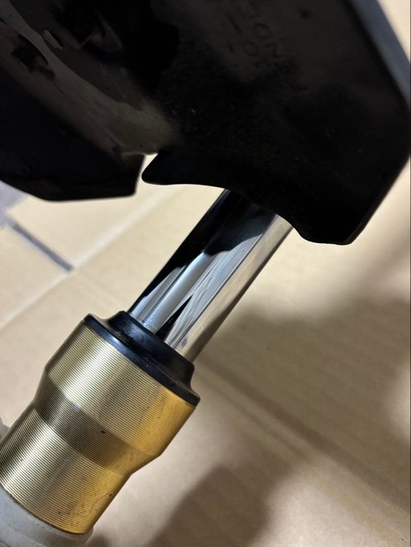 AF35 ライブディオ ZX Fフォーク ブレーキ ステム 金ホイール セット