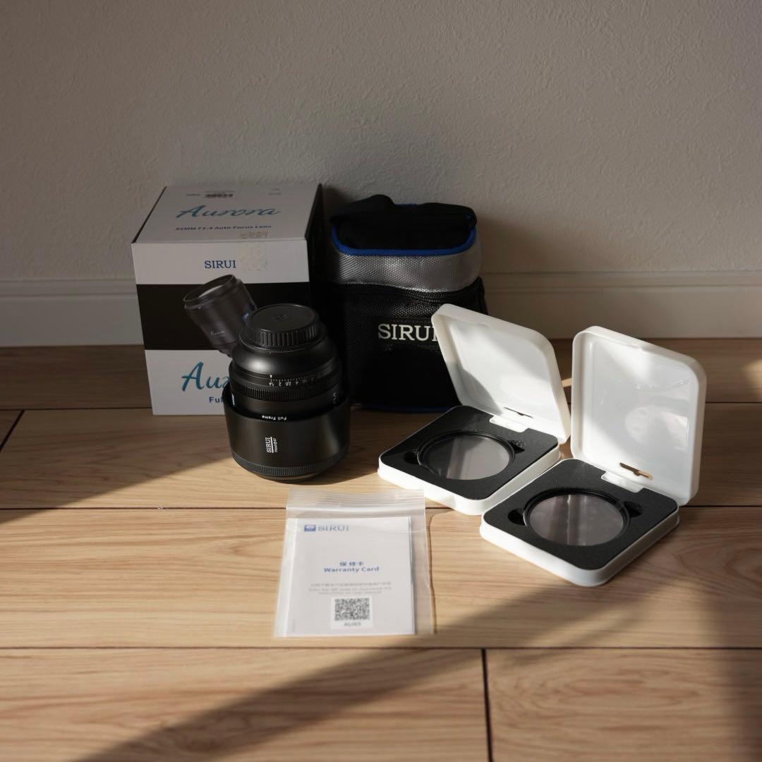 SIRUI Aurora 85mm F1.4 フィルター2点セット Eマウント