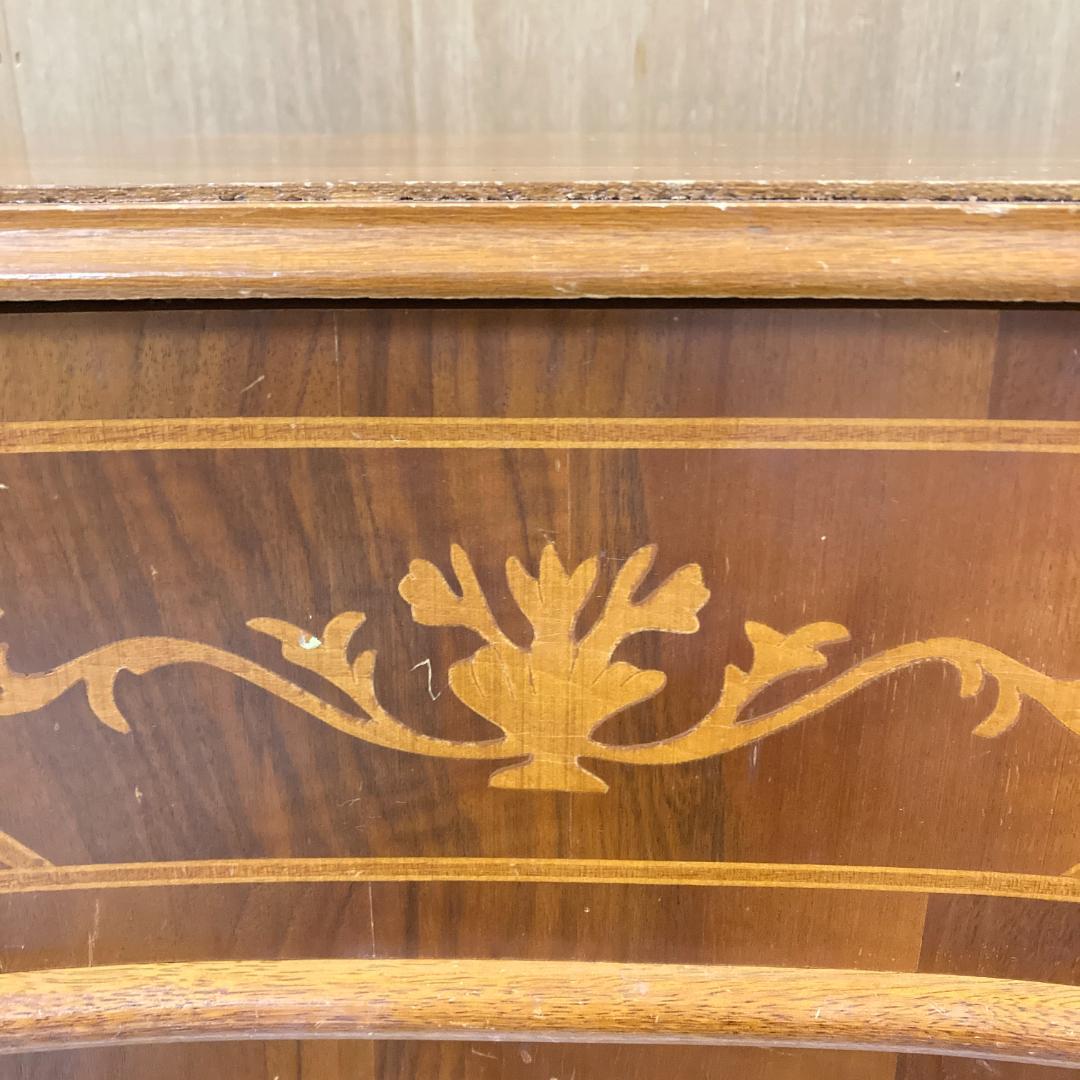 イタリア　象嵌　クラシック　3段チェスト ヨーロピアン 猫足