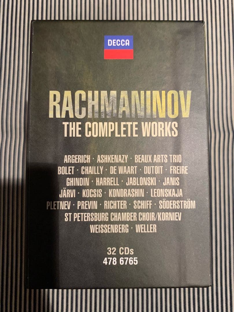 ラフマニノフ：作品全集　アシュケナージ、リヒテル、アルゲリッチ、他（３２ＣＤ）