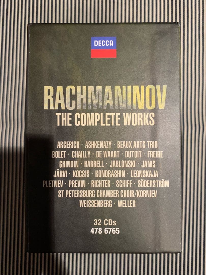ラフマニノフ：作品全集　アシュケナージ、リヒテル、アルゲリッチ、他（３２ＣＤ）