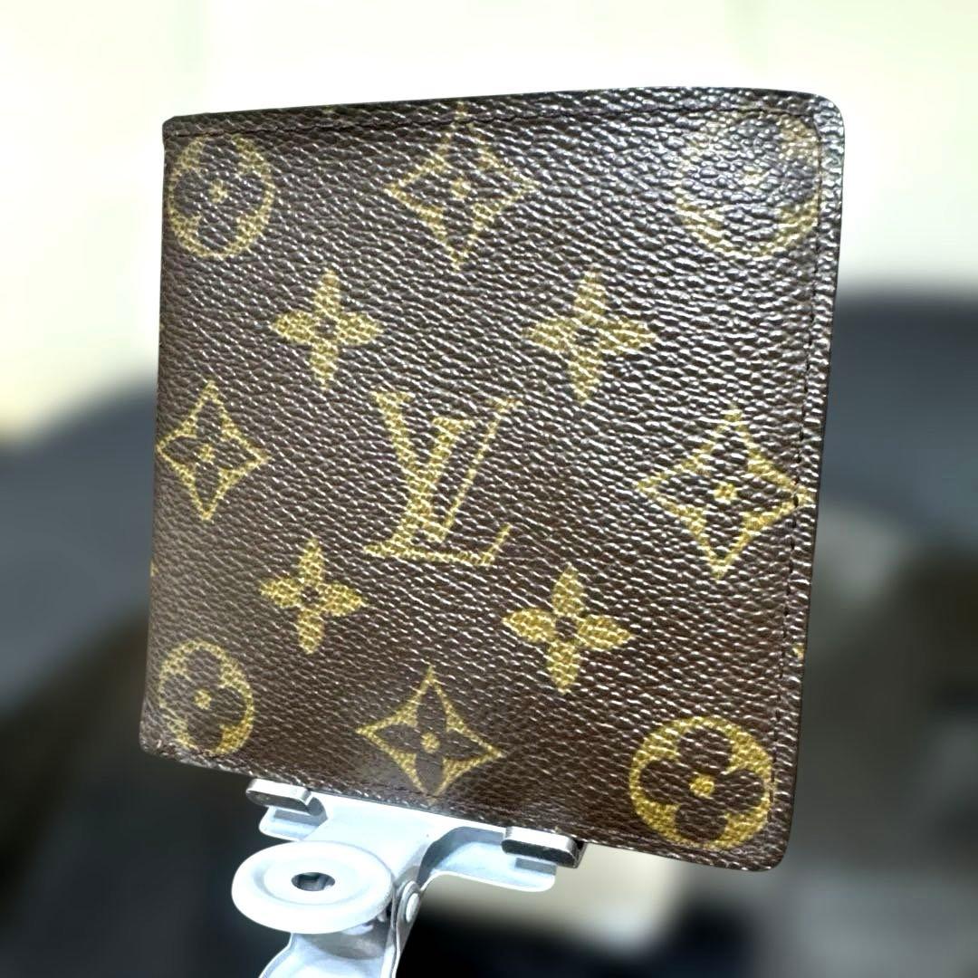 ⑧☆良品☆モノグラム♪マルコ☆2つ折り財布★ポケットあり