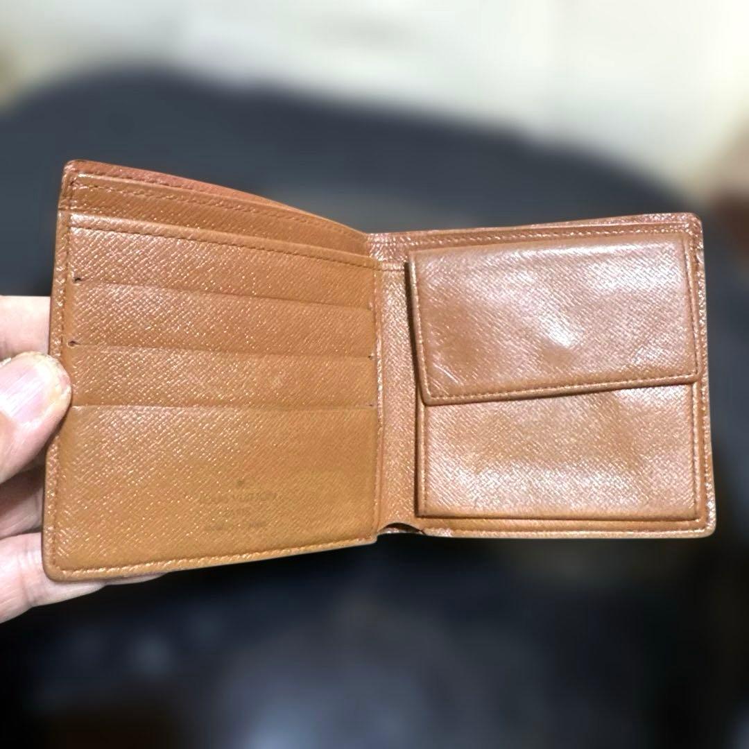 ⑧☆良品☆モノグラム♪マルコ☆2つ折り財布★ポケットあり