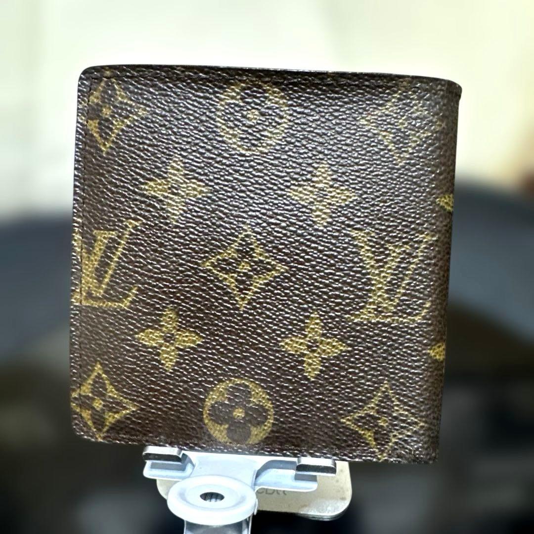 ⑧☆良品☆モノグラム♪マルコ☆2つ折り財布★ポケットあり