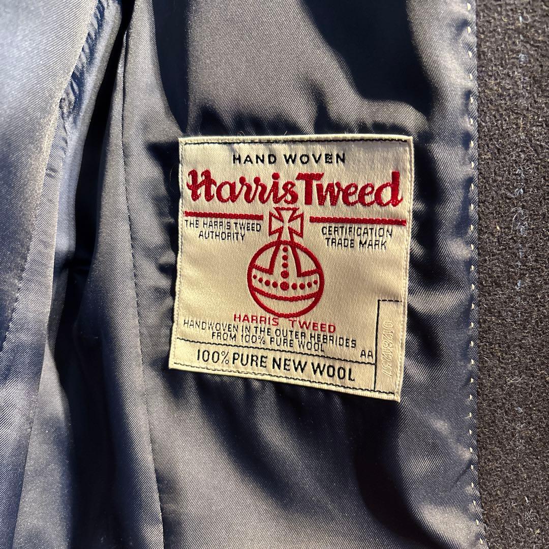 【値引き】新品 未使用 ハリスツイード チェスターコート