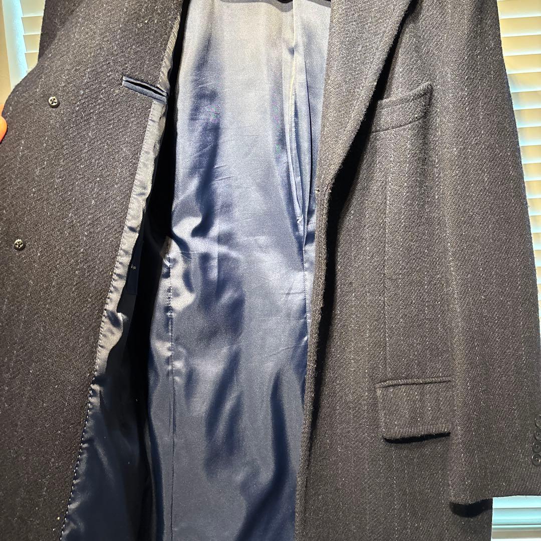 【値引き】新品 未使用 ハリスツイード チェスターコート