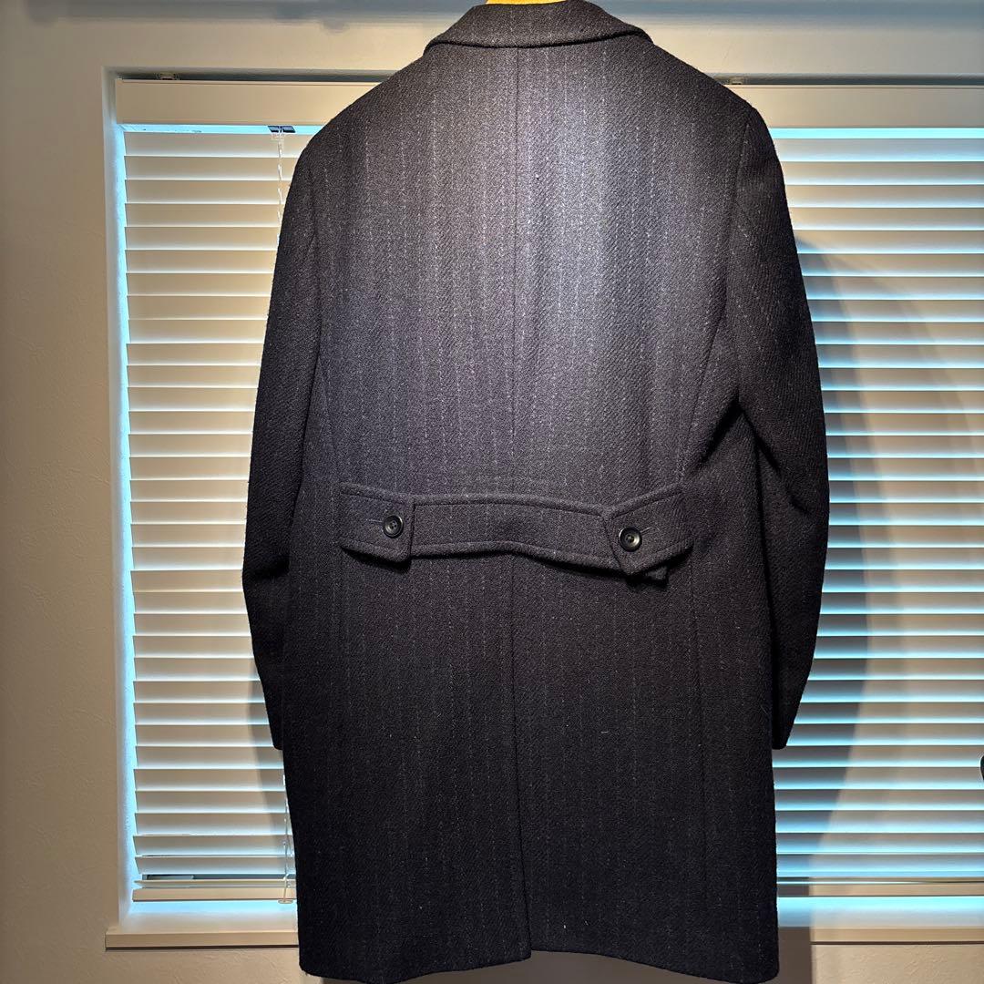 【値引き】新品 未使用 ハリスツイード チェスターコート