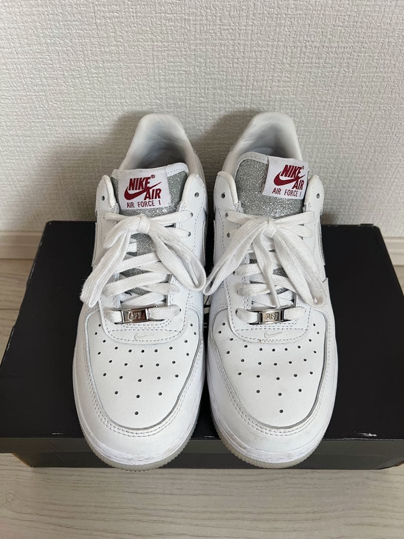 エアフォース1 ラメ　キラキラ　24.0