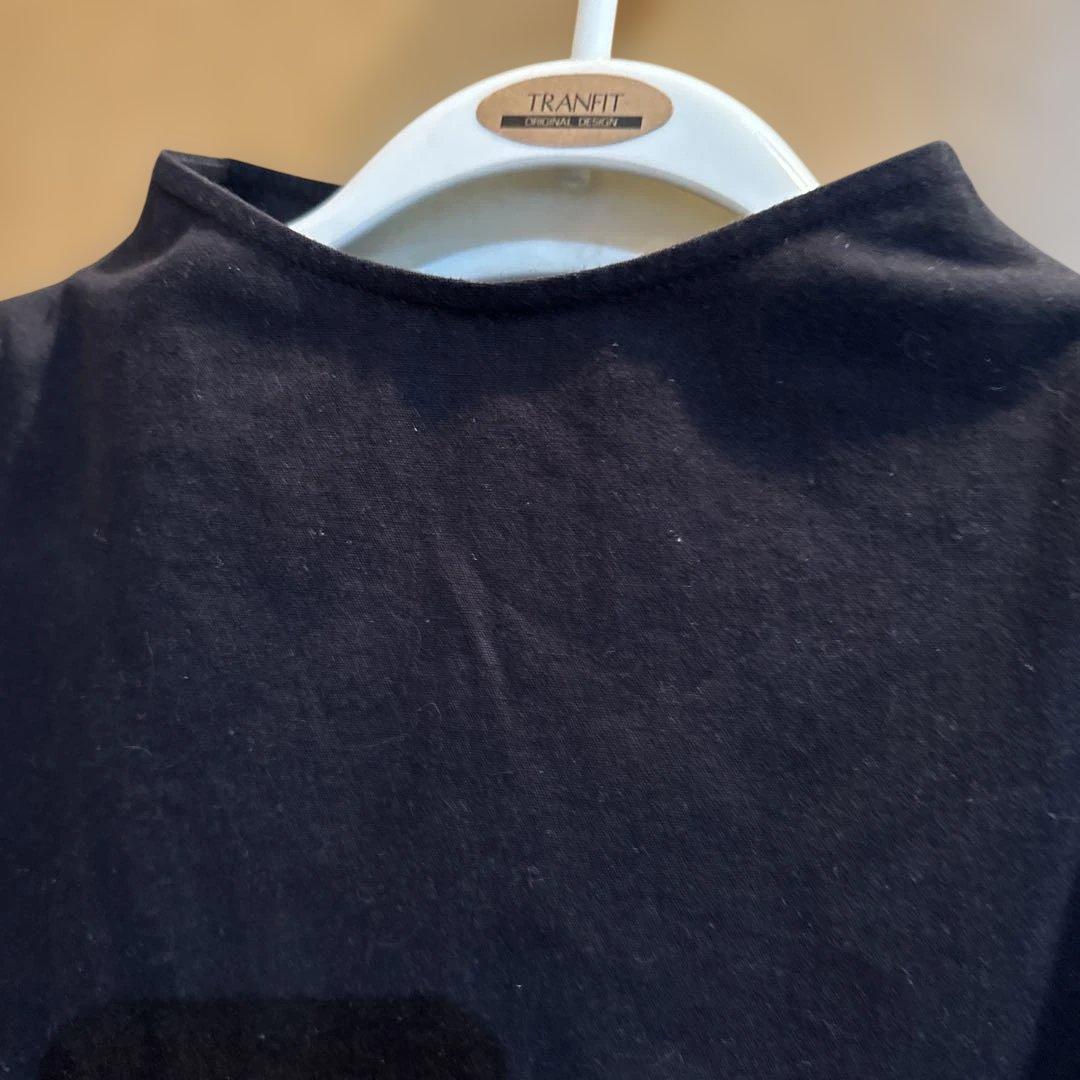 wafu レイズドネック、鍵盤タックワンピース　共布ベルト付き