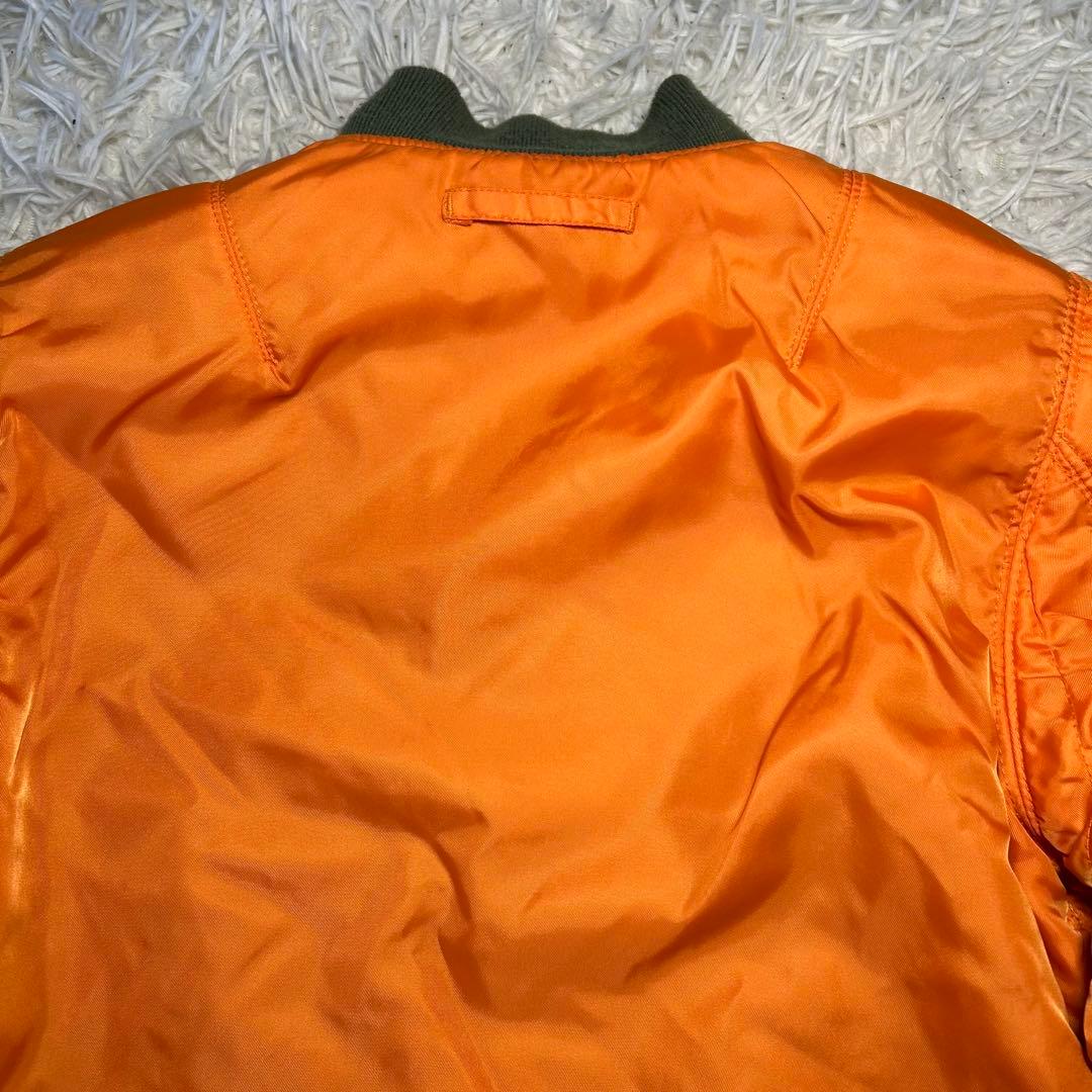 90s alpha industries ma-1 フライトジャケット　グリーン