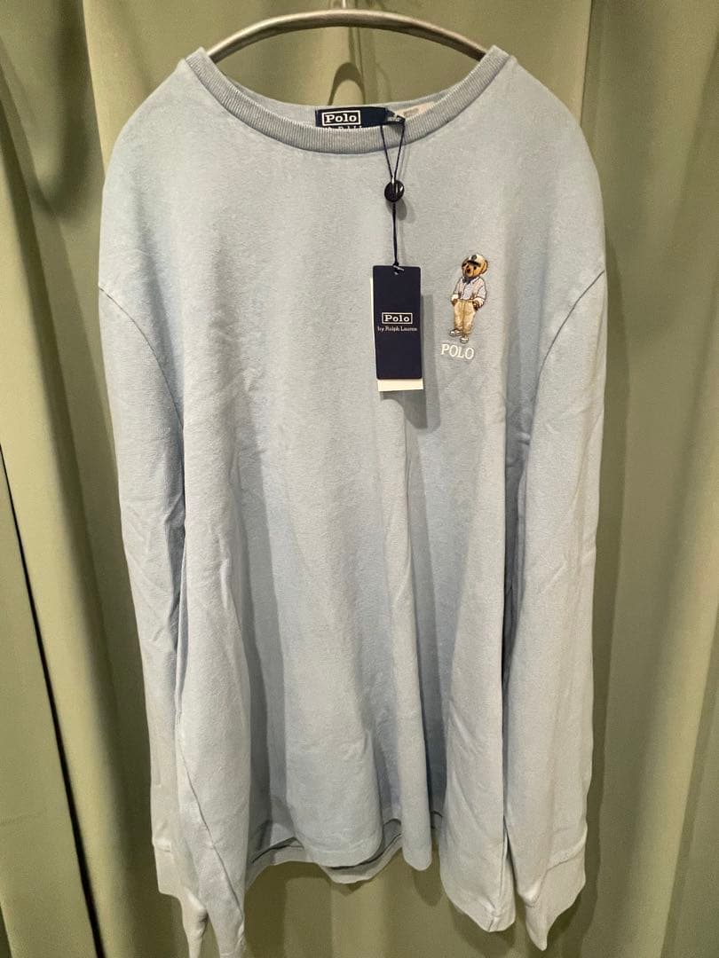 定価19800円　ポロラルフローレン ポロベア　ロンＴ　Lサイズ ブルー