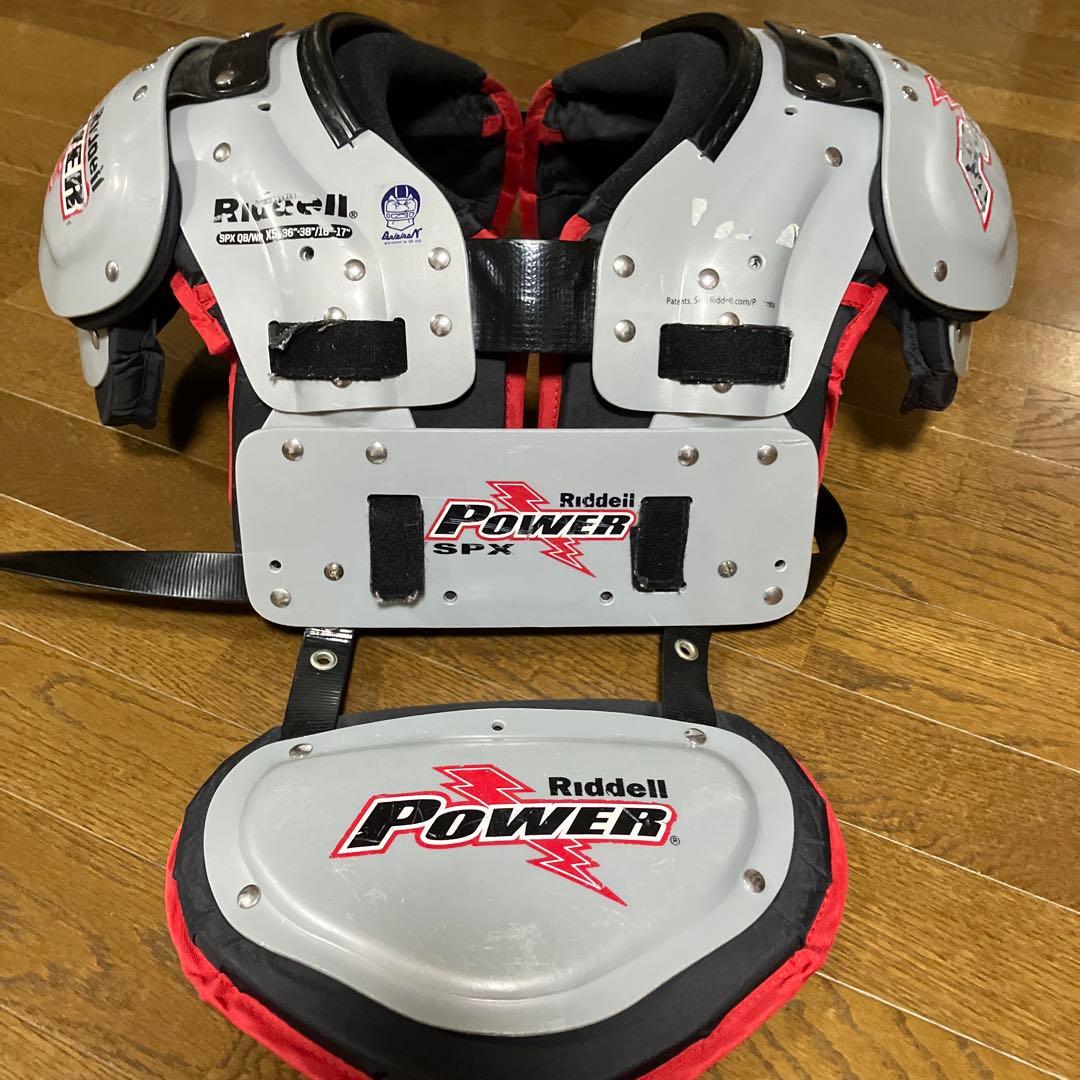 Riddell SPX XS ショルダーパッド バッグプレート付き