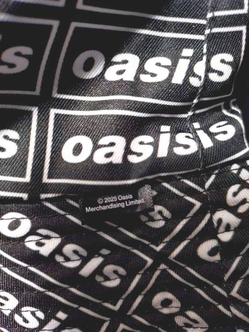 oasis バケットハット 黒　オアシス　ライブ25
