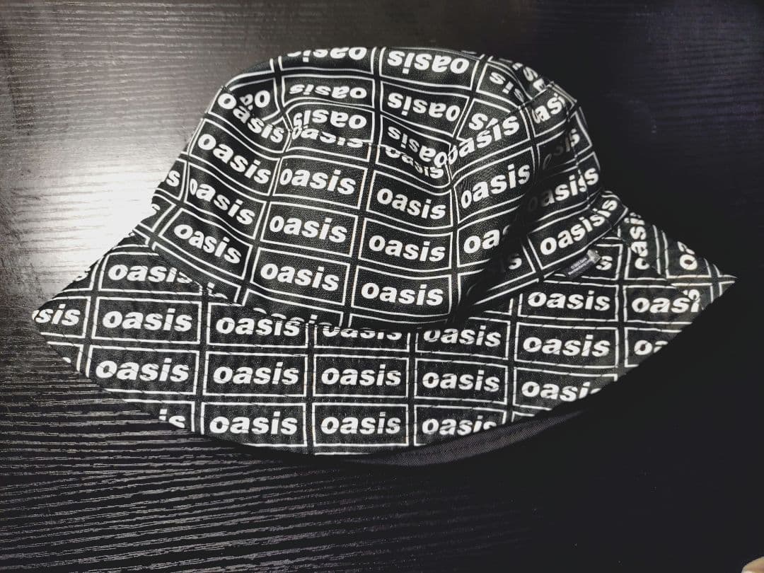 oasis バケットハット 黒　オアシス　ライブ25