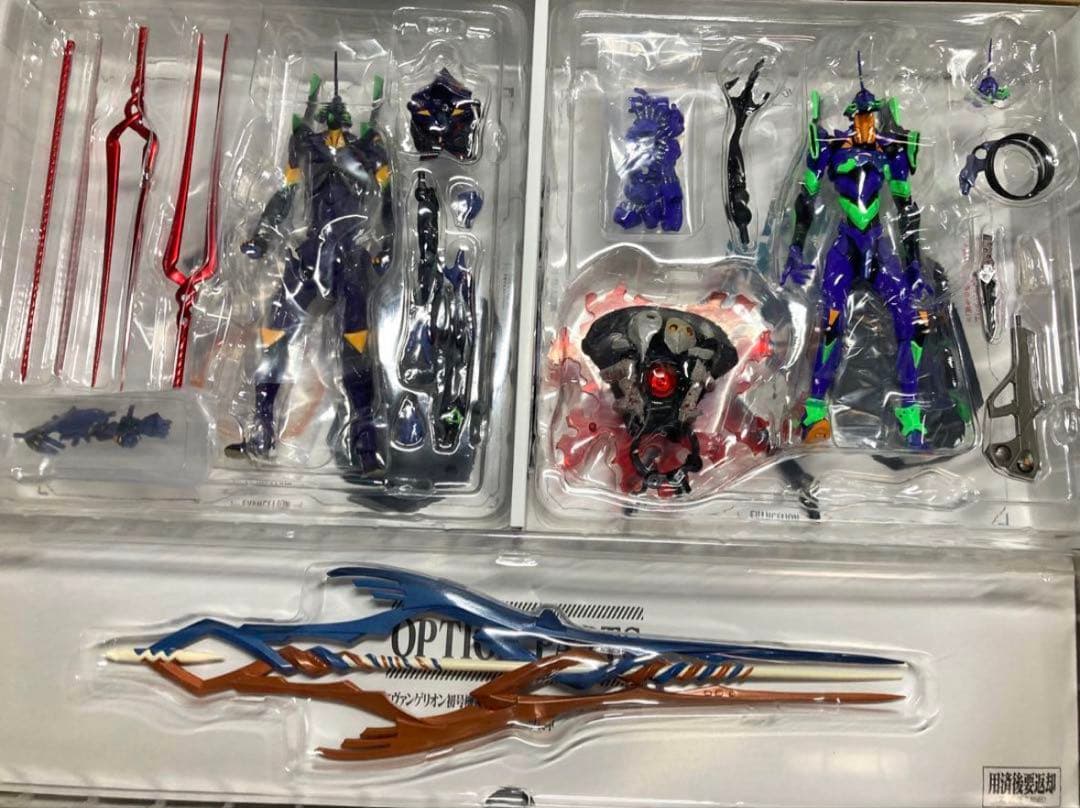 ✴︎新品✴︎海洋堂エヴァ初号機＆13号機＋ガイウスの槍セット