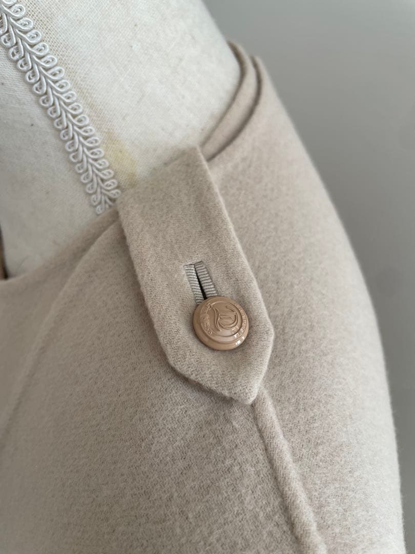 DRAWER ドゥロワー ⭐️ウールリバーシブルファーケープ コート2022AW