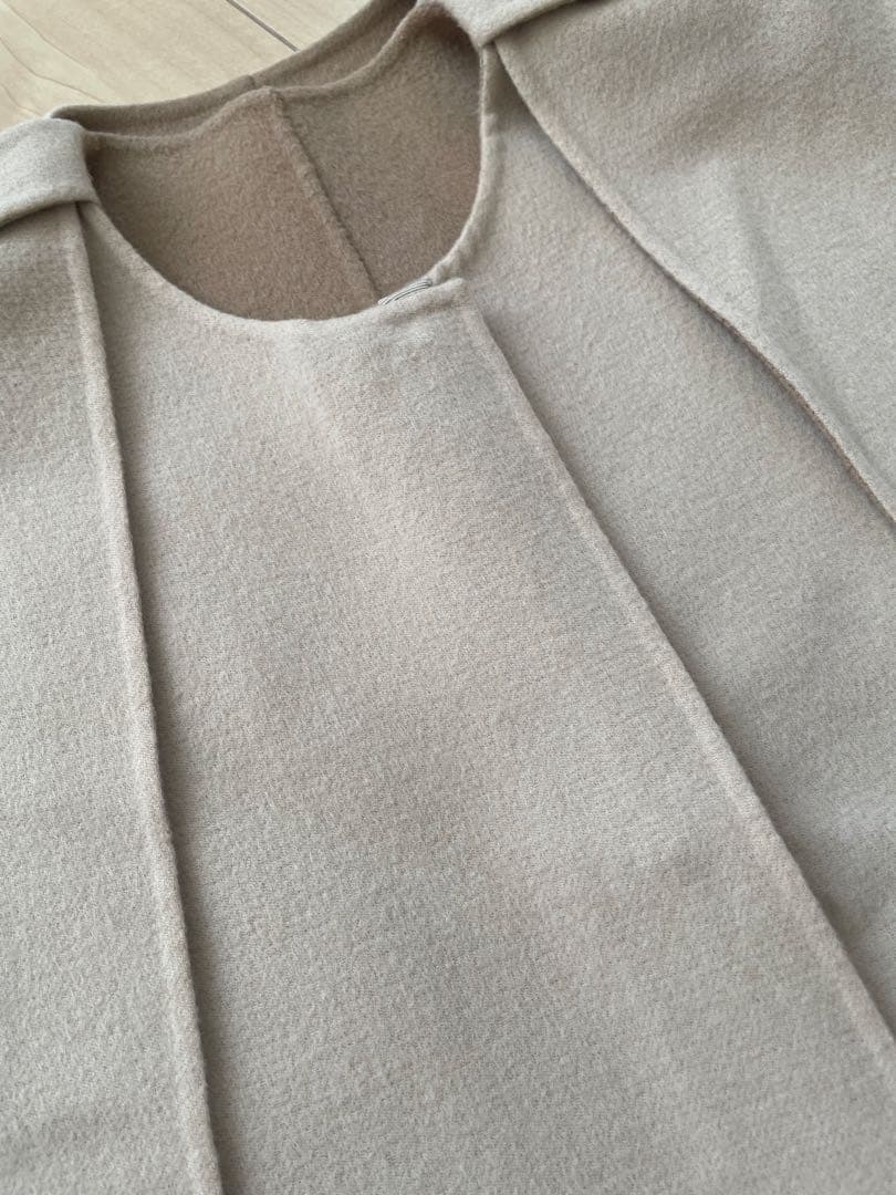 DRAWER ドゥロワー ⭐️ウールリバーシブルファーケープ コート2022AW