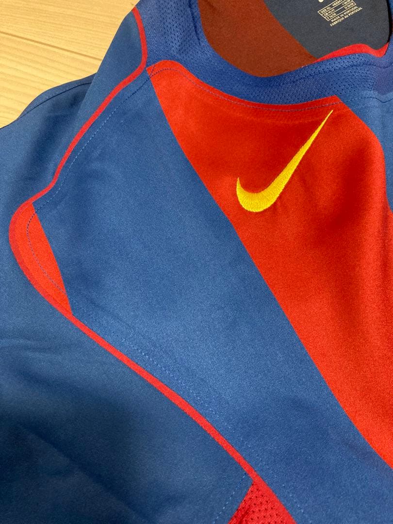 バルセロナ04/05（H）CLモデル #10 RONALDINHO 選手支給品