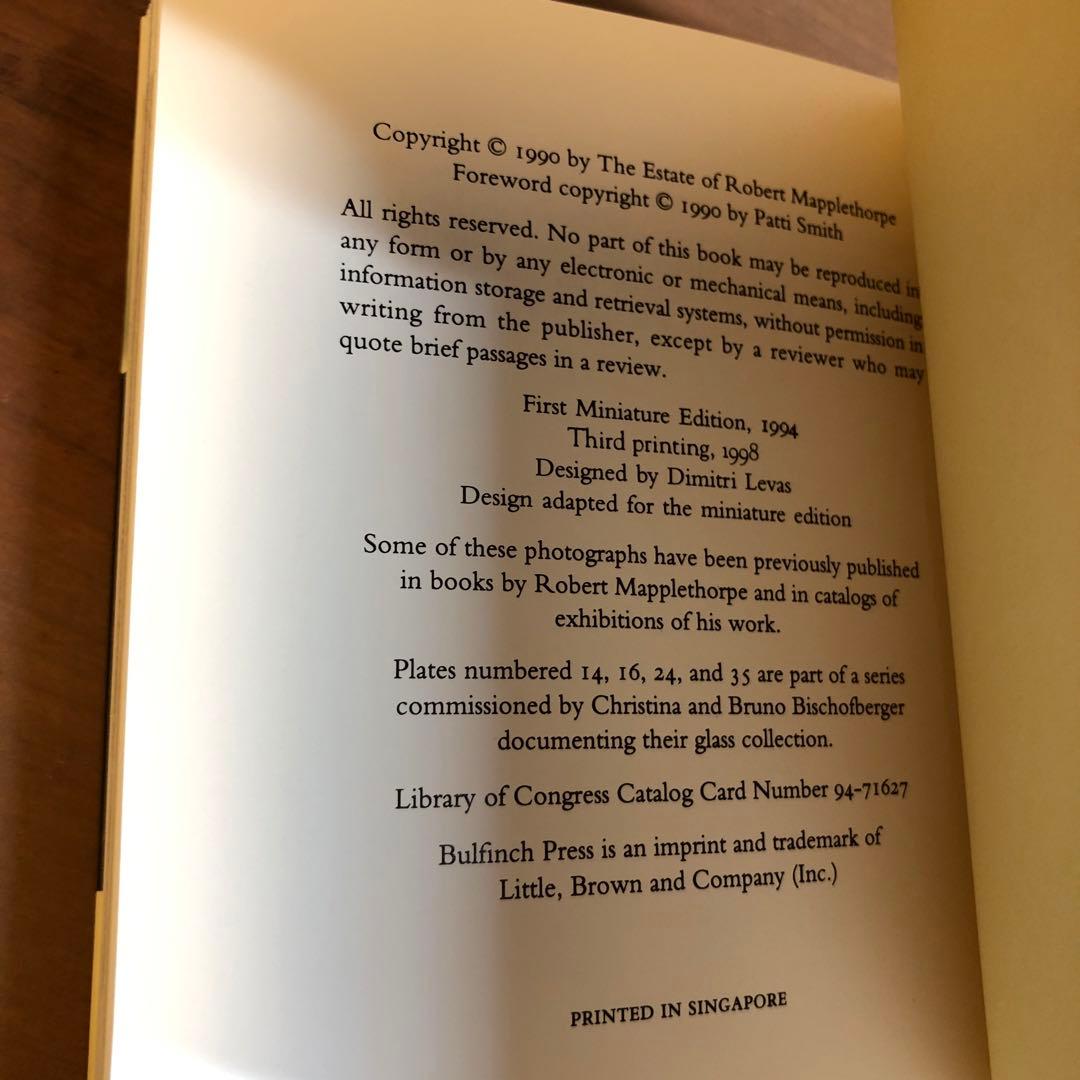 (レア)Flowers by Mapplethorpe メイプルソープの花 洋書