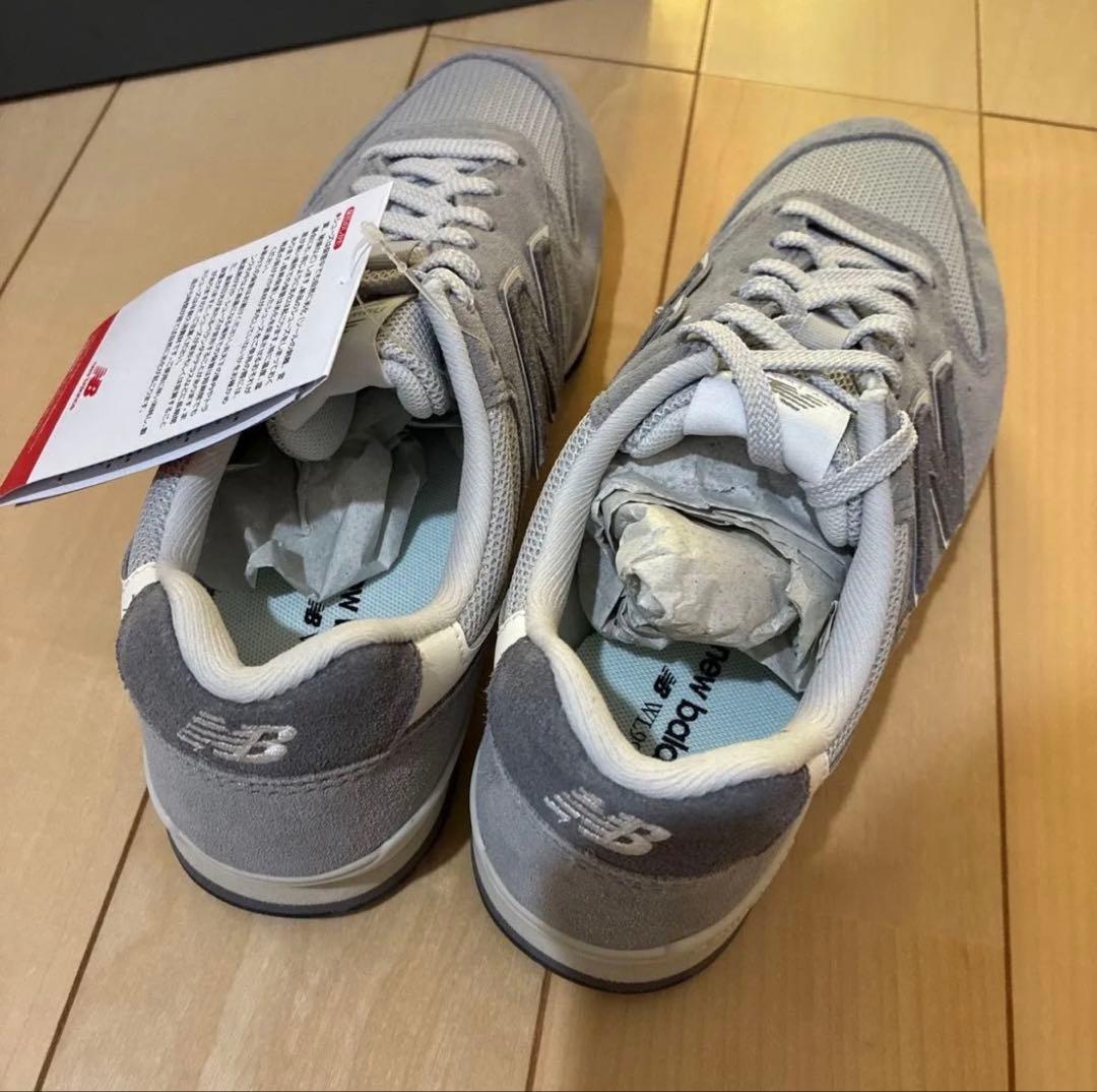 靴 new balance WL996EJ2 MD-GRAY 24.5cm