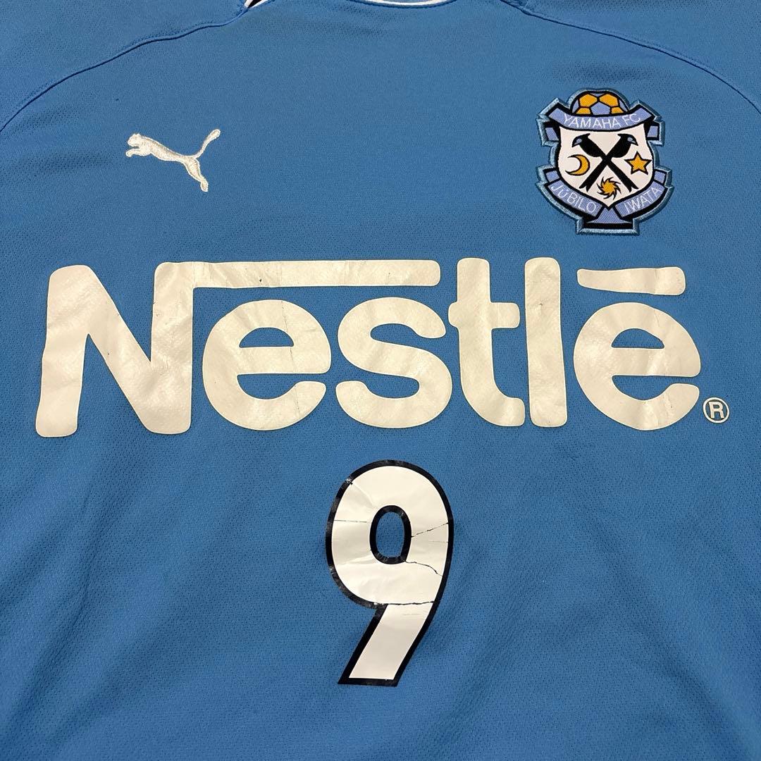 レア 中山雅史 ゴン ジュビロ磐田 2003年 サイン入り ユニフォーム XO