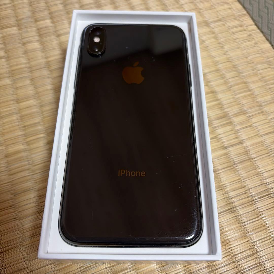 iPhone XS 266GB SIMフリー 画面割れ バッテリー73%
