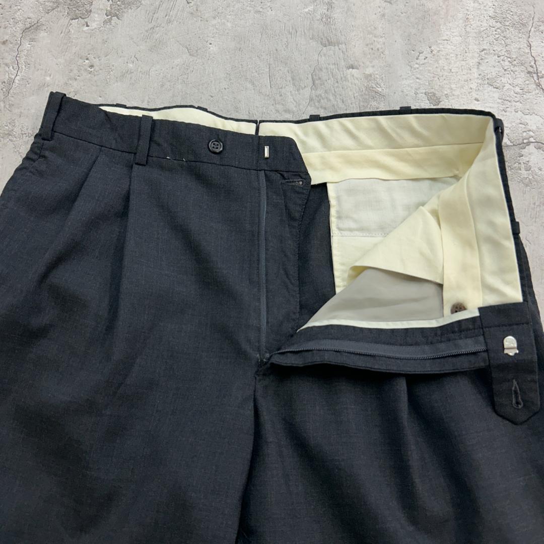 s*n様 USA製　Marvin Brown　スラックス　ツータック　W35　グ