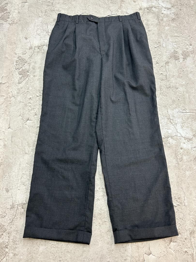 s*n様 USA製　Marvin Brown　スラックス　ツータック　W35　グ