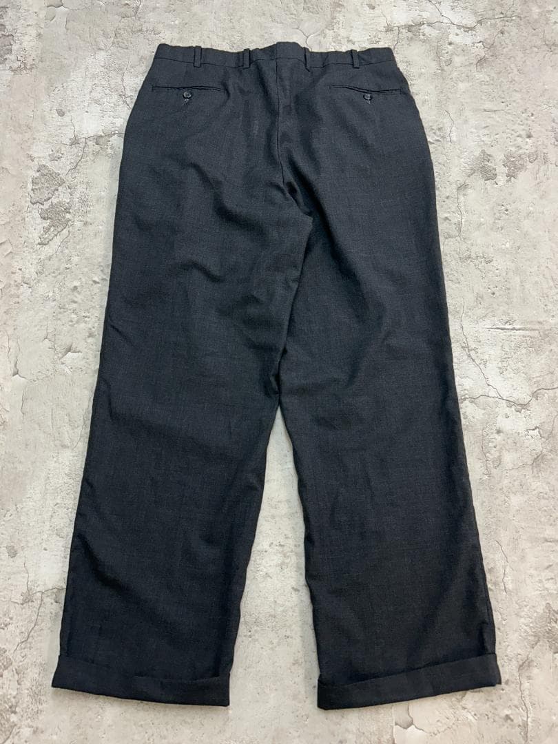 s*n様 USA製　Marvin Brown　スラックス　ツータック　W35　グ