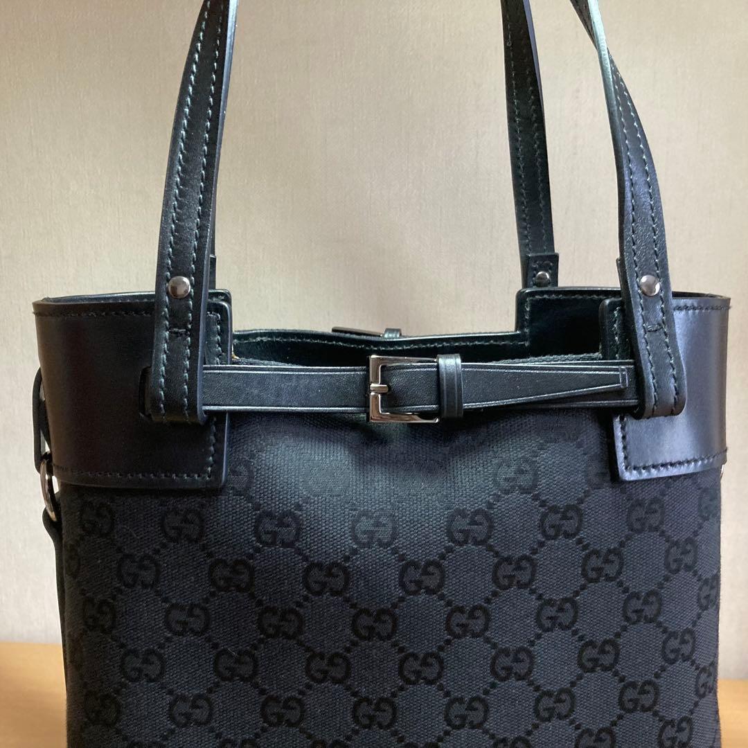 新品未使用　GUCCI GGキャンバス ジャッキー トートバッグ／海外直営店購入