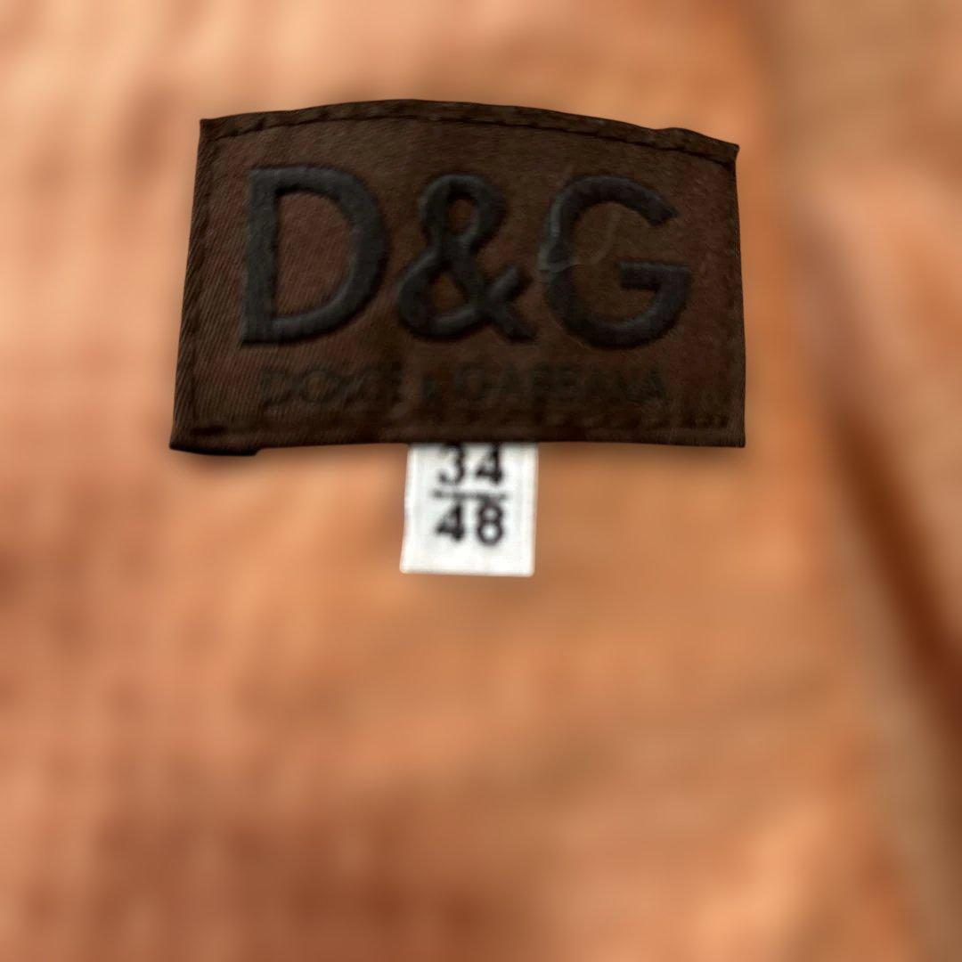 Ｄ&Ｇ オリーブ シングルブレスト チェスターコート
