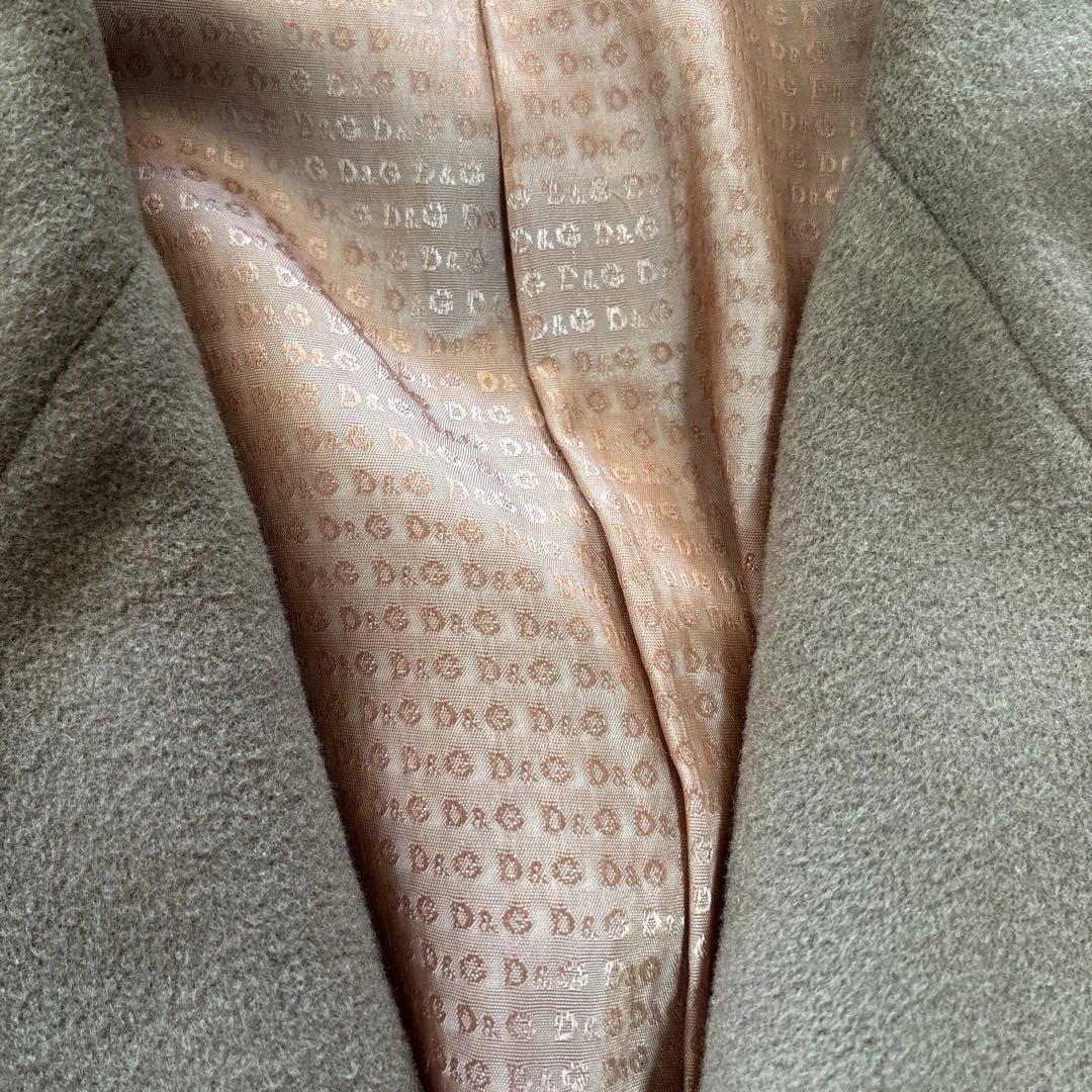 Ｄ&Ｇ オリーブ シングルブレスト チェスターコート