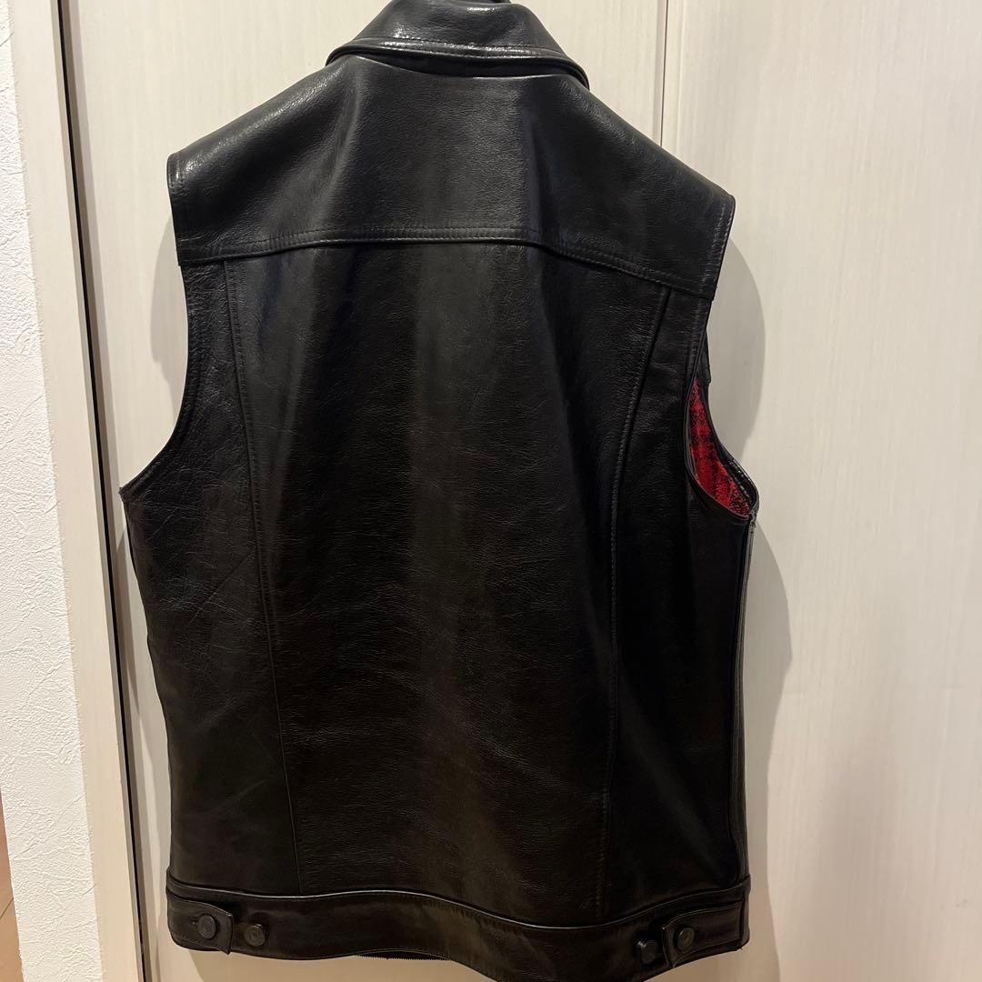 大特価！ウエストライド　レザーベスト　ディーンベスト