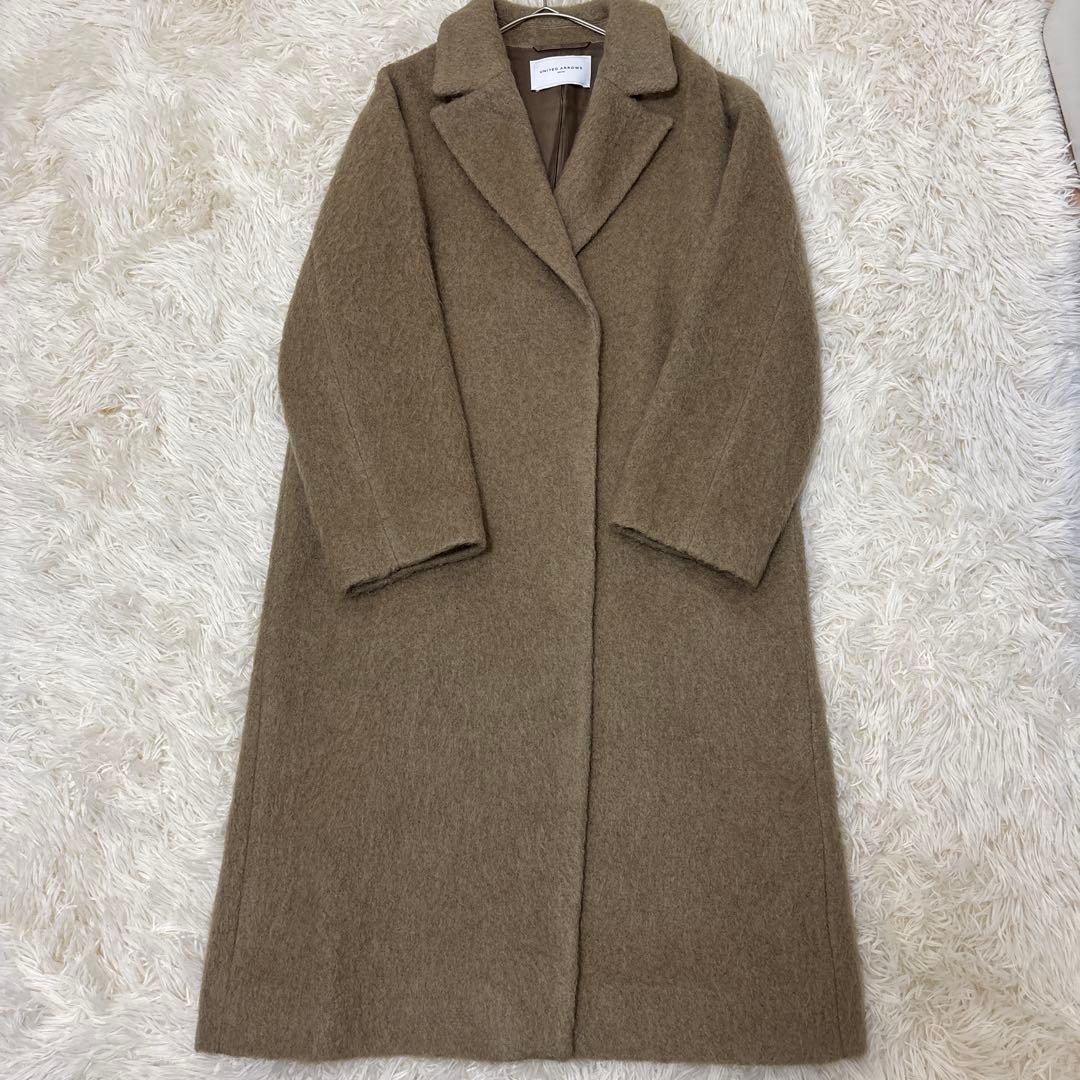 UNITED ARROWS シャギー ビッグテーラード コート