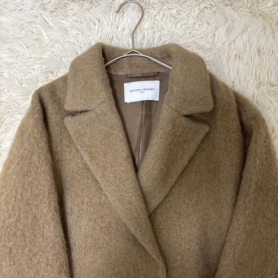 UNITED ARROWS シャギー ビッグテーラード コート