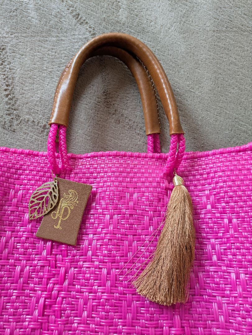 メルカドバッグ　ピンク