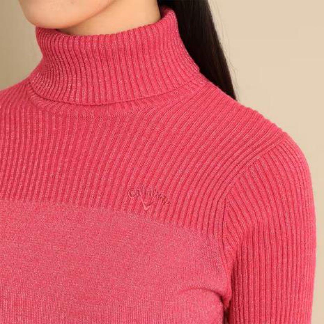 Callawayディース タートルネック リブラメニット C23218202