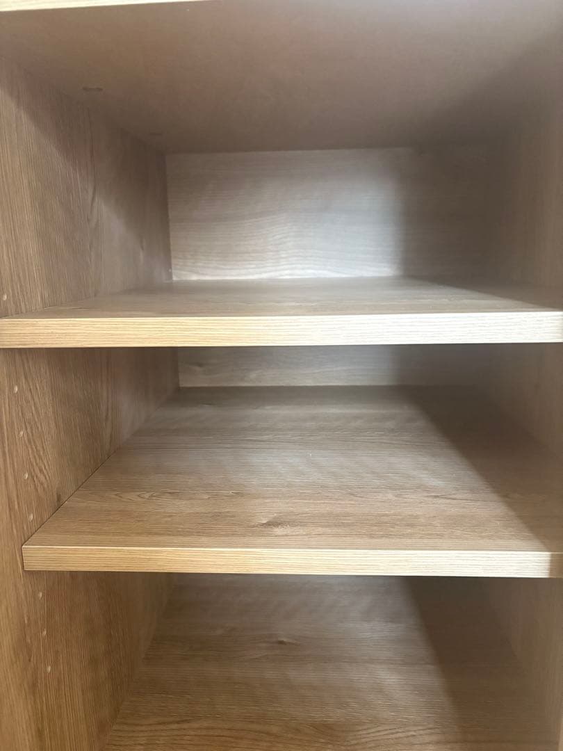 ディノス　木目調クローゼット　送料込