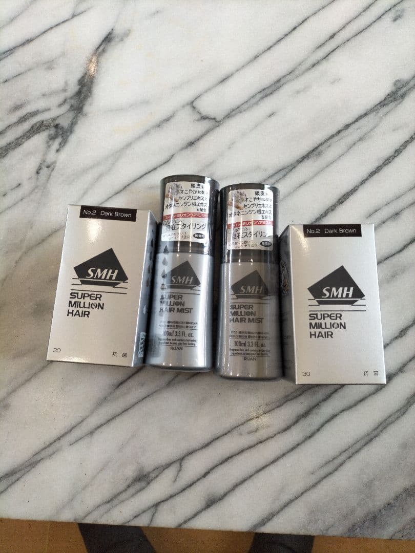 ダークブラウン ルアンス―パ―ミリオンヘア― ３０g２個券なし 専用ミスト2本