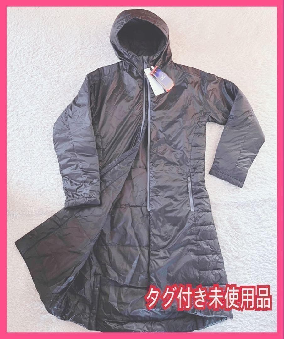 セール中】未使用　MIZUNO ブレスサーモ 中綿 ロングコート ブラック M