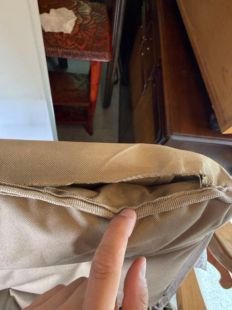 DOD グッドラックソファ ベージュ 2人掛け 折りたたみチェア キャンプ