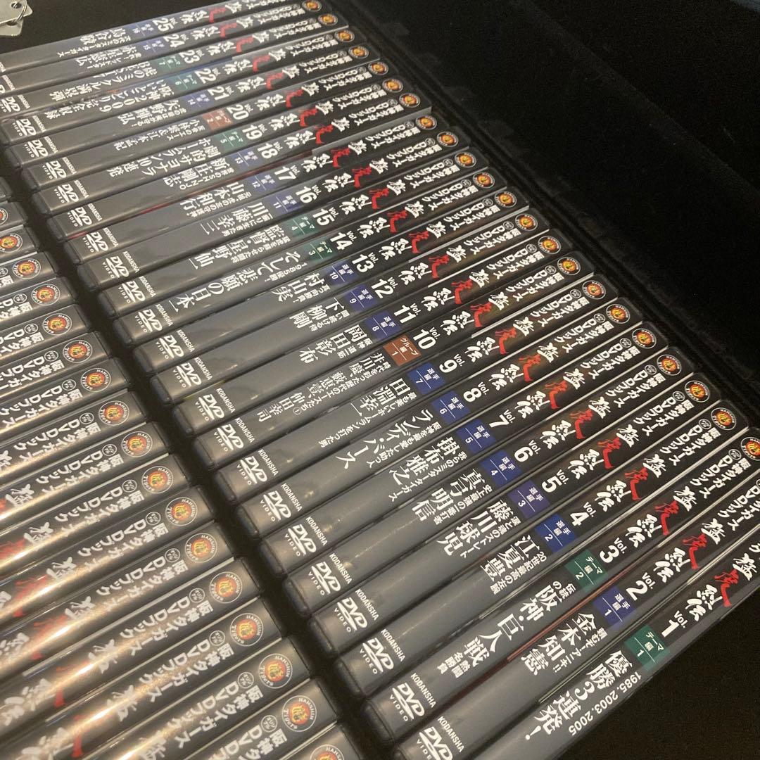 美品 阪神タイガース 猛虎列伝 メモリアルDVD 全50巻セット アルミケース付