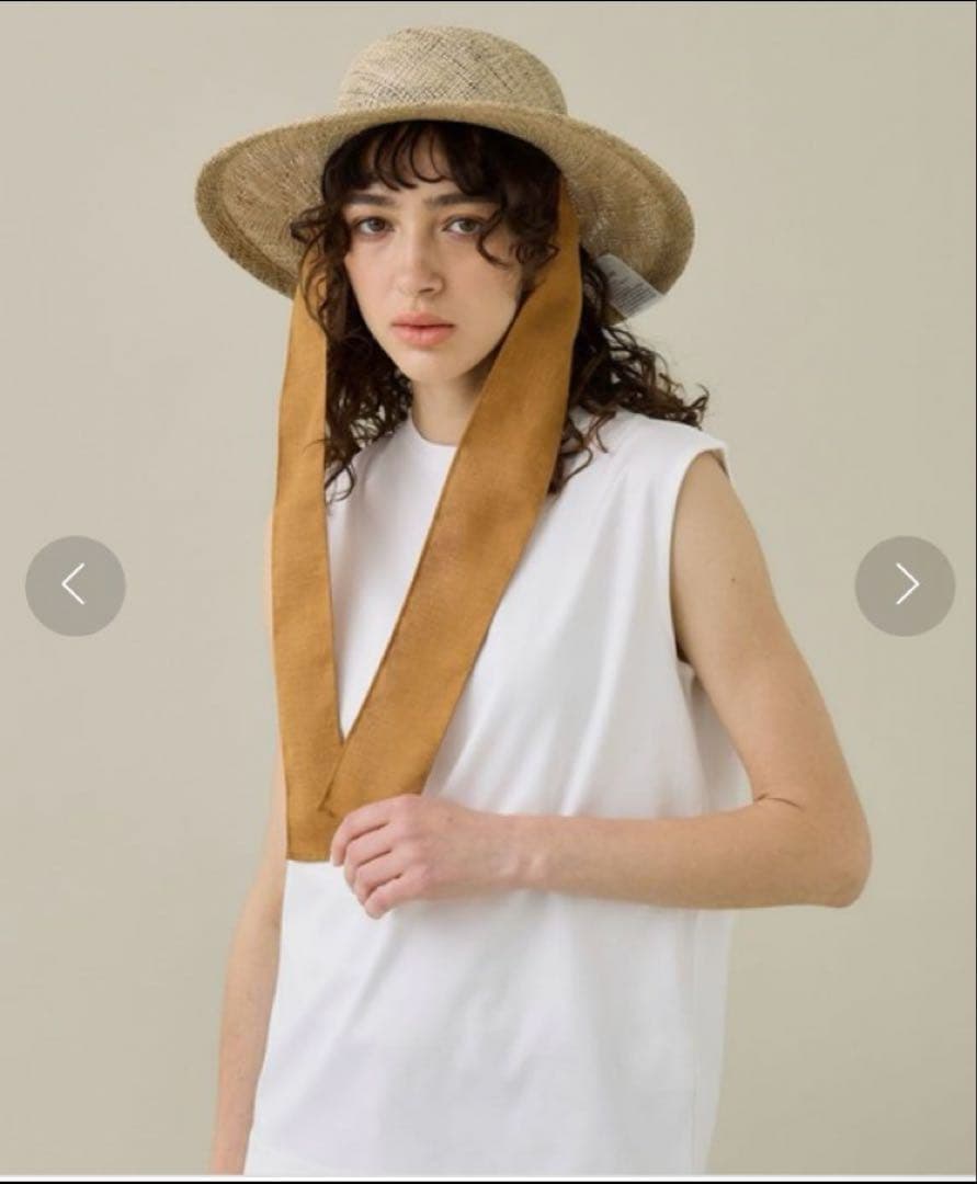 新品◯La Maison de Lyllis DIAGRAM スカーフ ハット