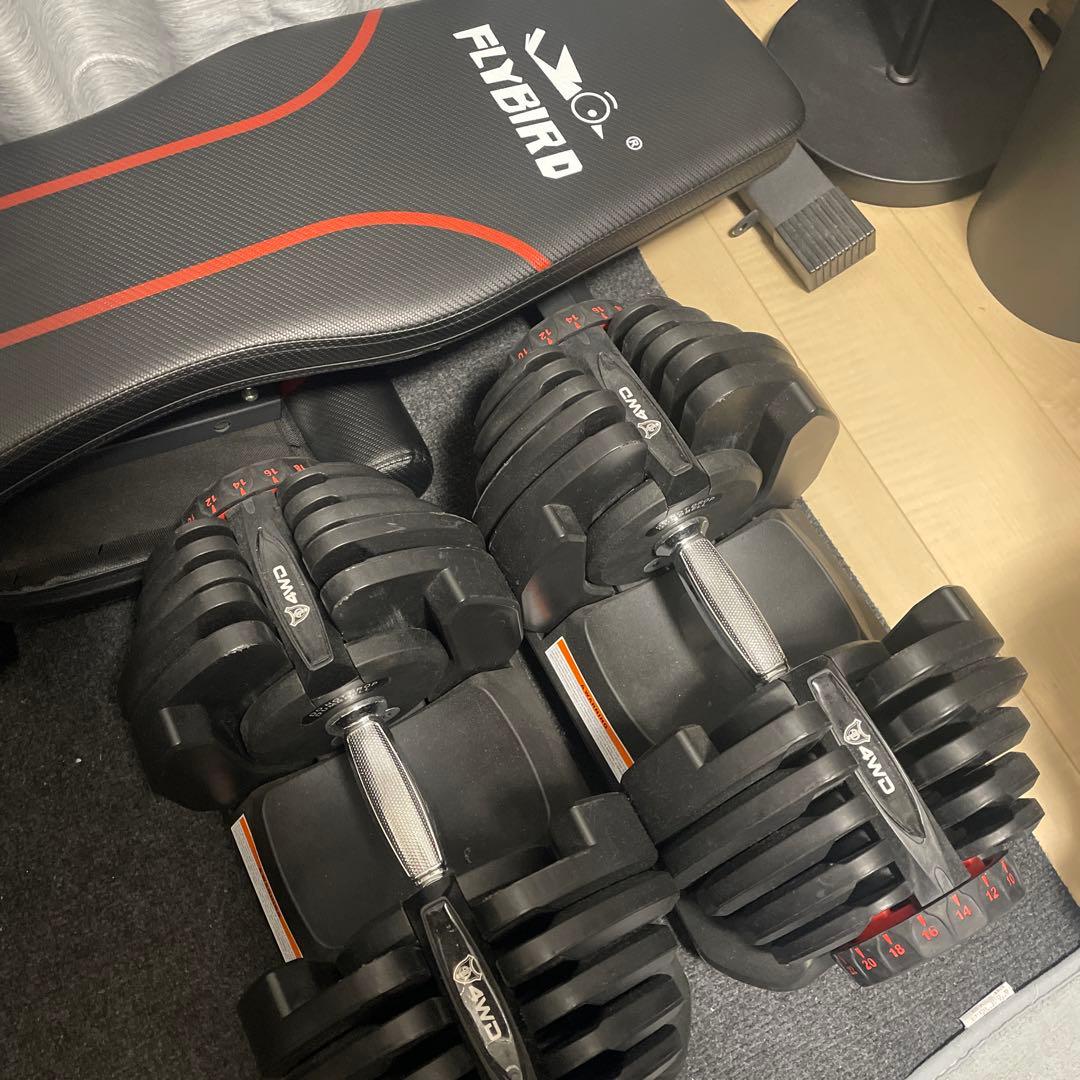 可変式ダンベル+FLY BIRD クラインベンチ 特別セット