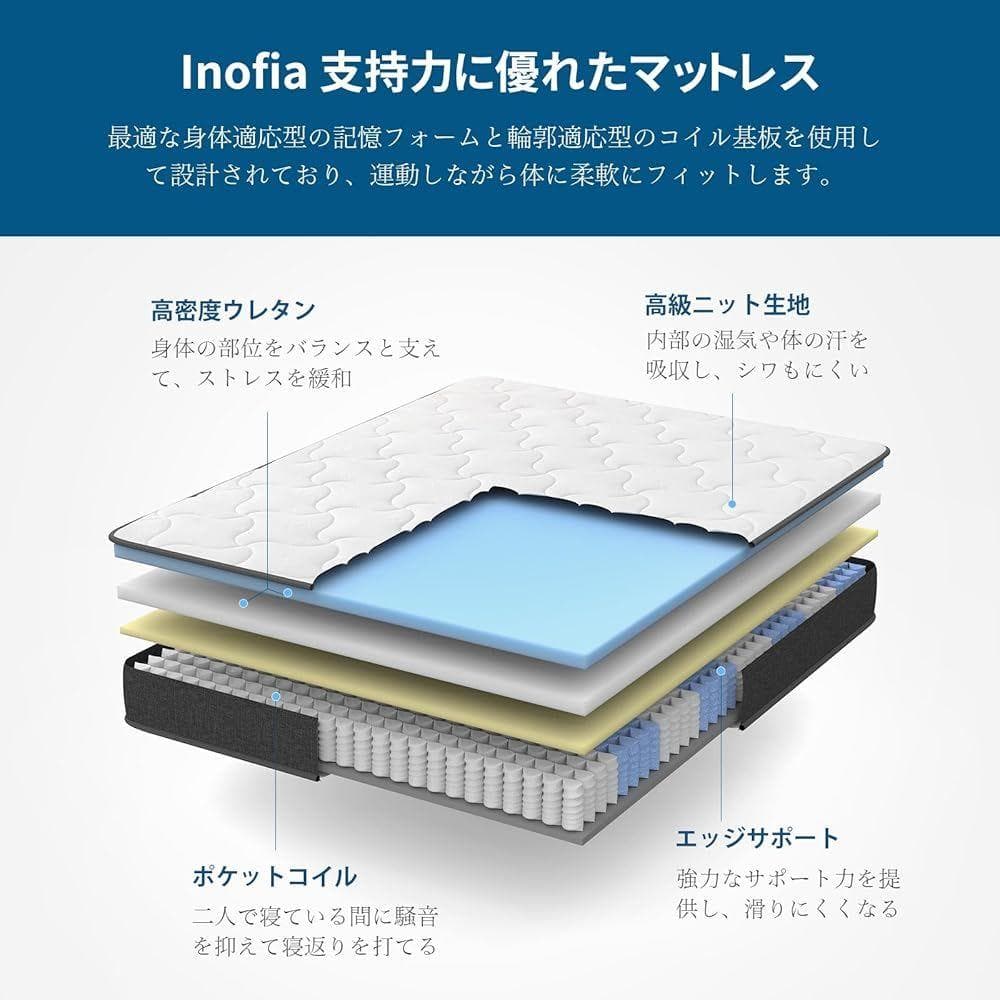 Inofia マットレス セミダブル 極厚22CM