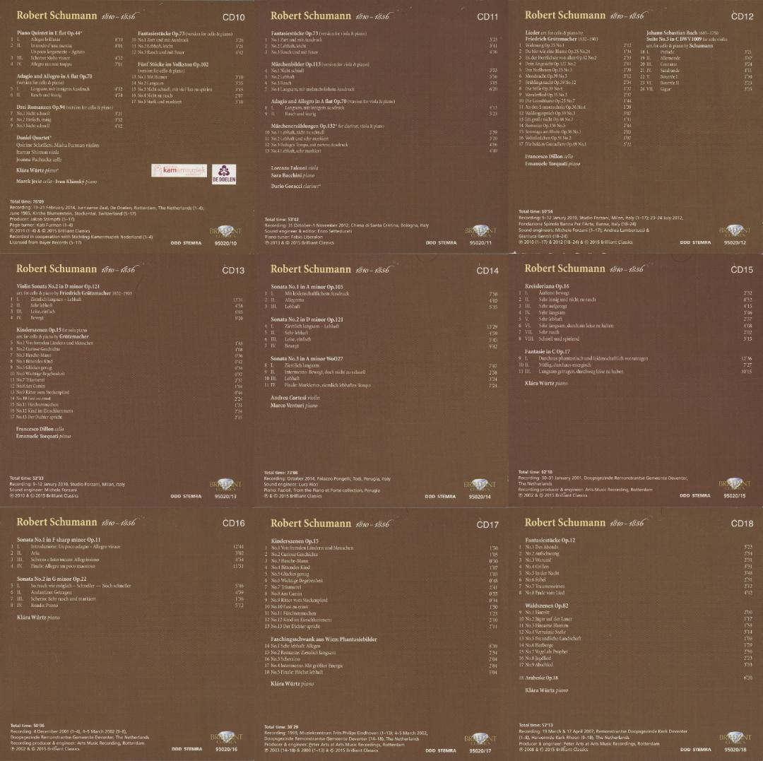 シューマン・エディション（ブリリアント・レーベル）45枚組