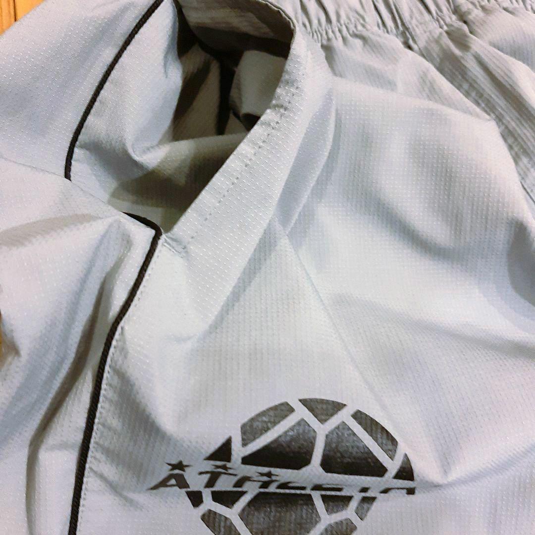 美品 ATHLETA アスレタ ピステ上下 セットアップ グレー フットサル