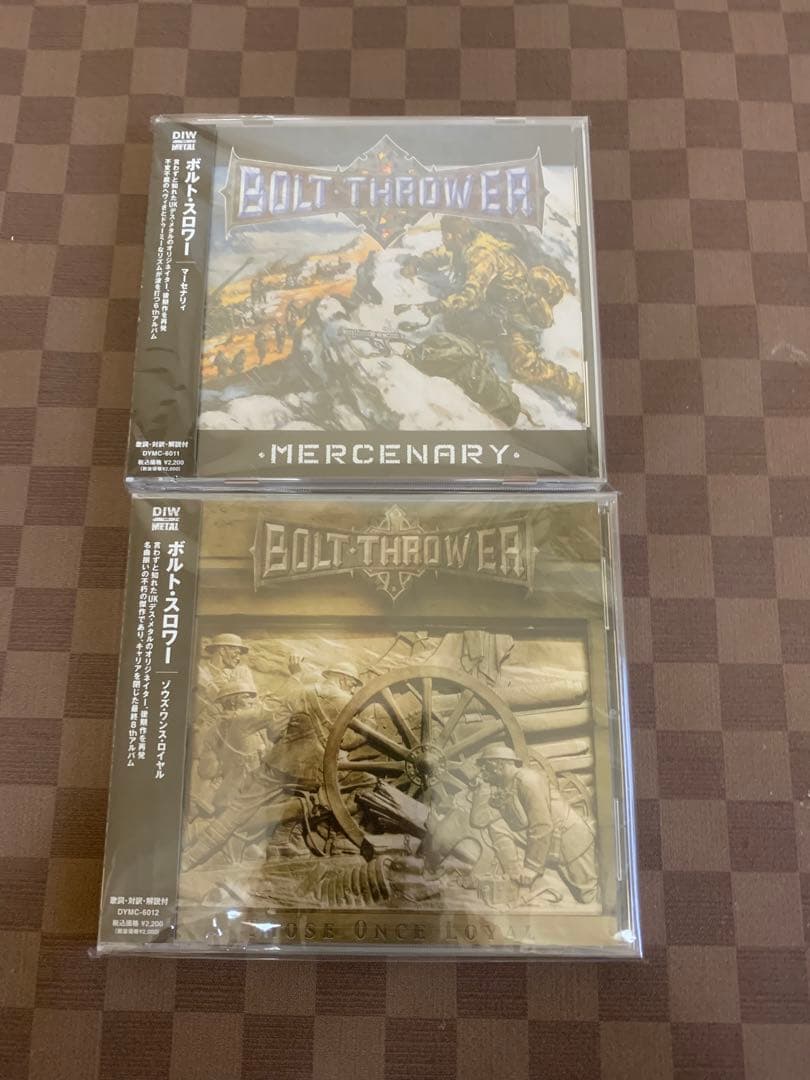 BOLT THROWER CD 2枚組セット